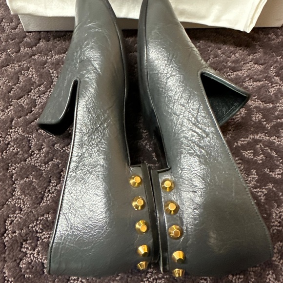 Balenciaga Leather Studded Loafers with new soles! - Picture 3 of 4